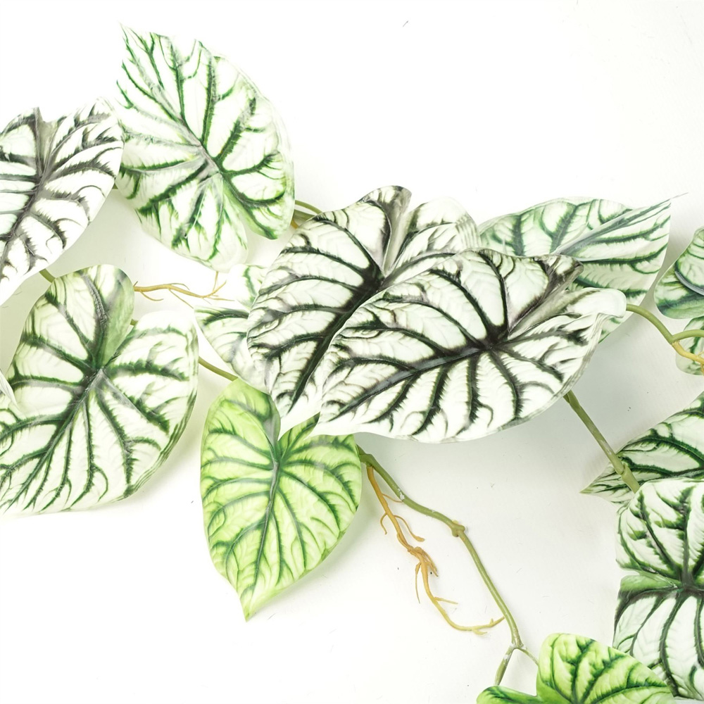 Leaf Light Green Trailing Alocasia Dragon Scale Hanging Artificial Plant 4ft 6 Pack Image 4