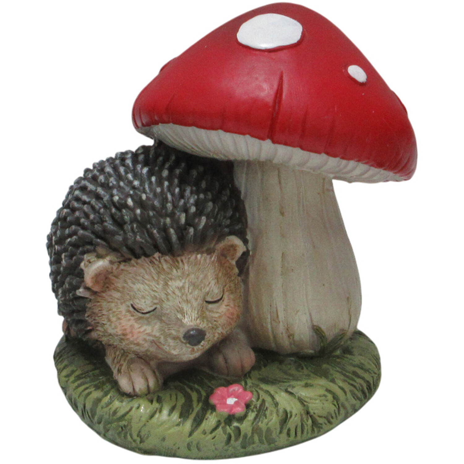 Hedgehog and Mushroom Garden Decoration Image 4