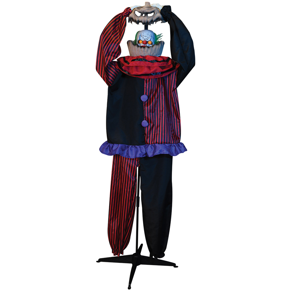 Halloween Standing Pumpkin - Multicolour Image 1