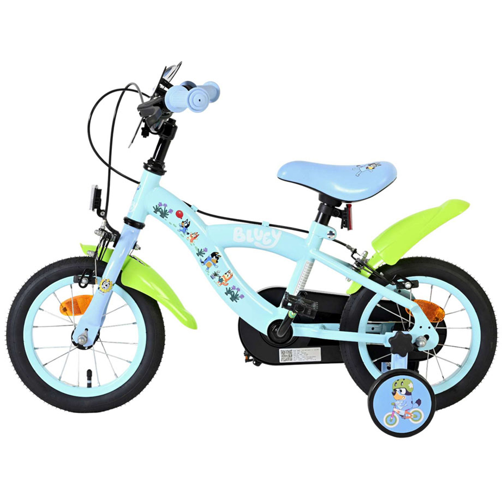 Volare Bluey Kids 12 inch Multicolour Bike with Stabilisers Image 5