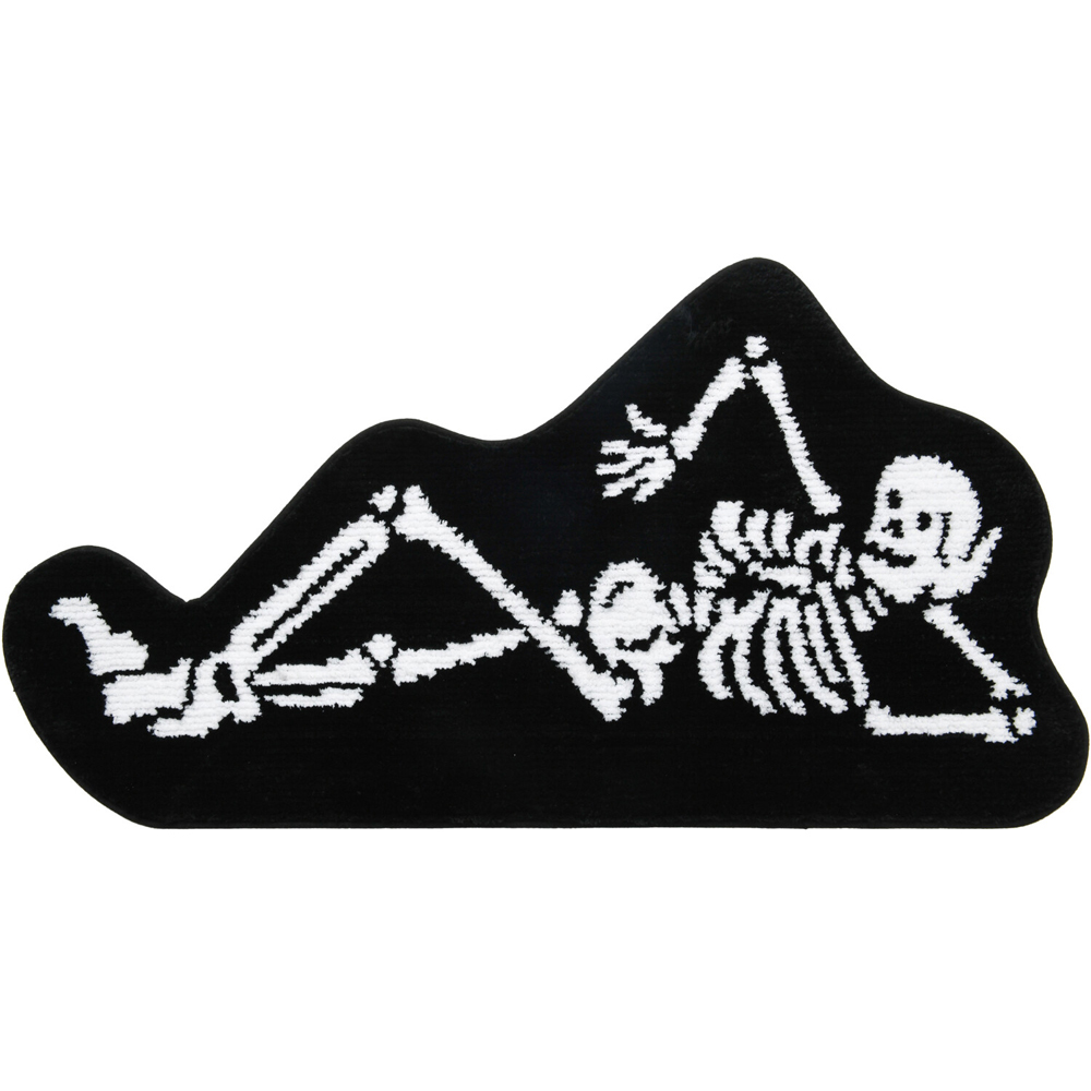 Haunted House Bath Mat Black Image 1