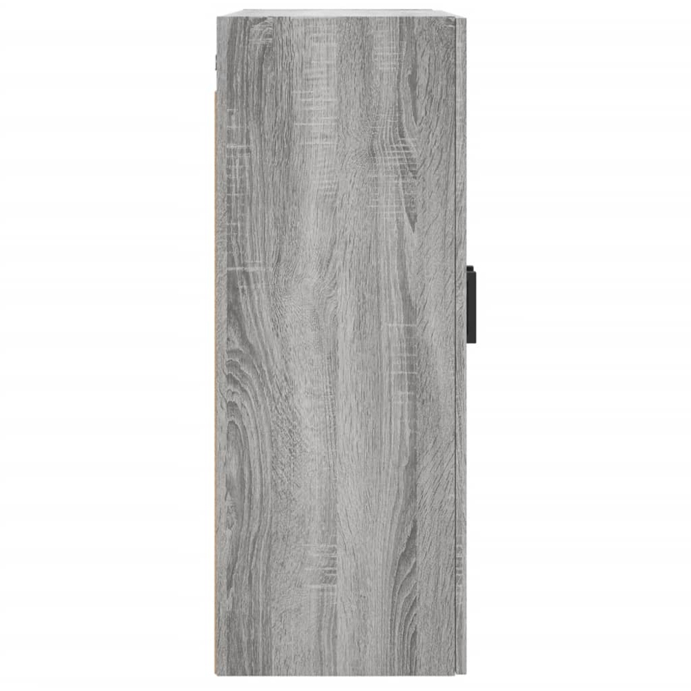 vidaXL 2 Door Grey Sonoma Wall Mounted Cabinet 2 Pack Image 7