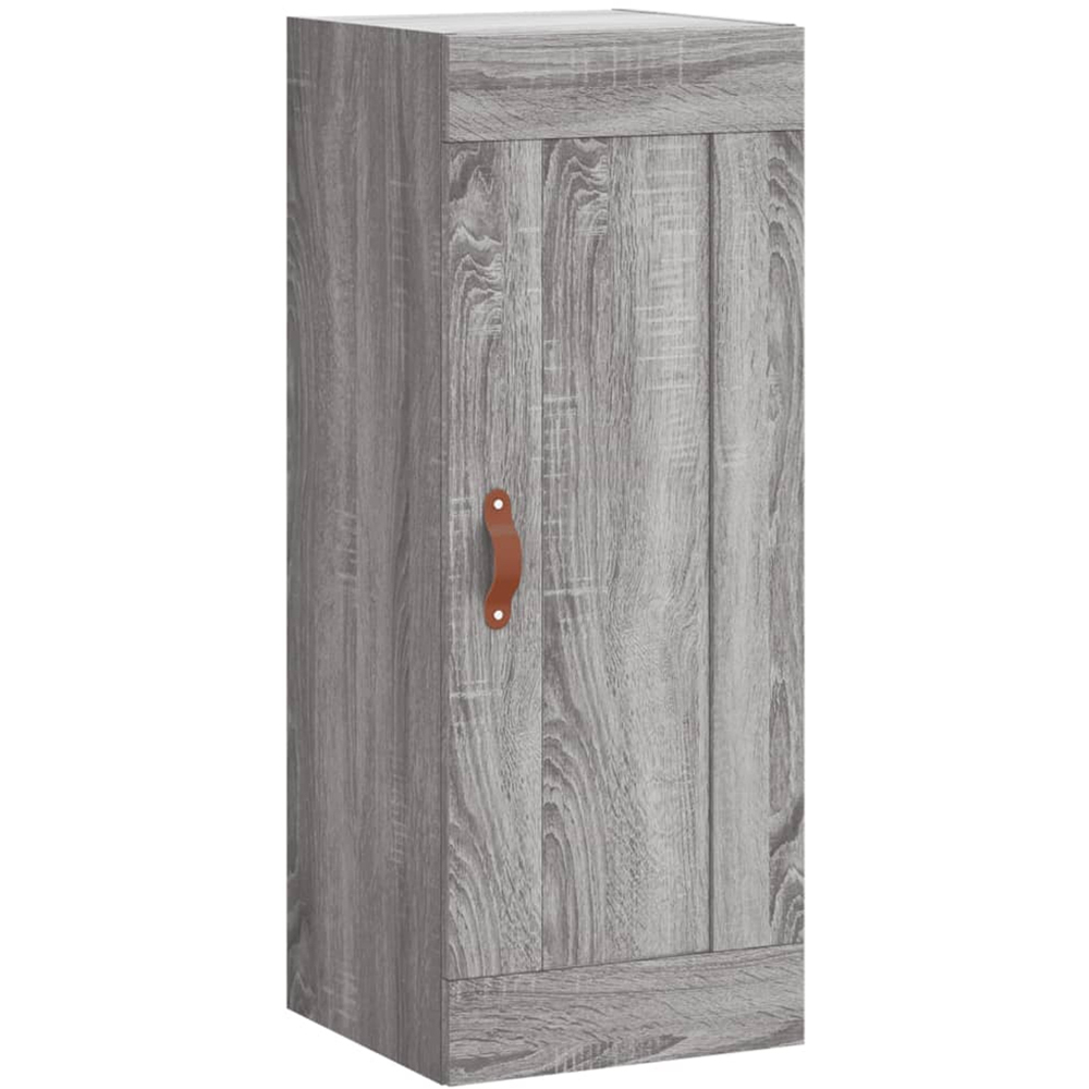 vidaXL Single Door 2 Drawer 2 Shelf Grey Sonoma Highboard Image 7