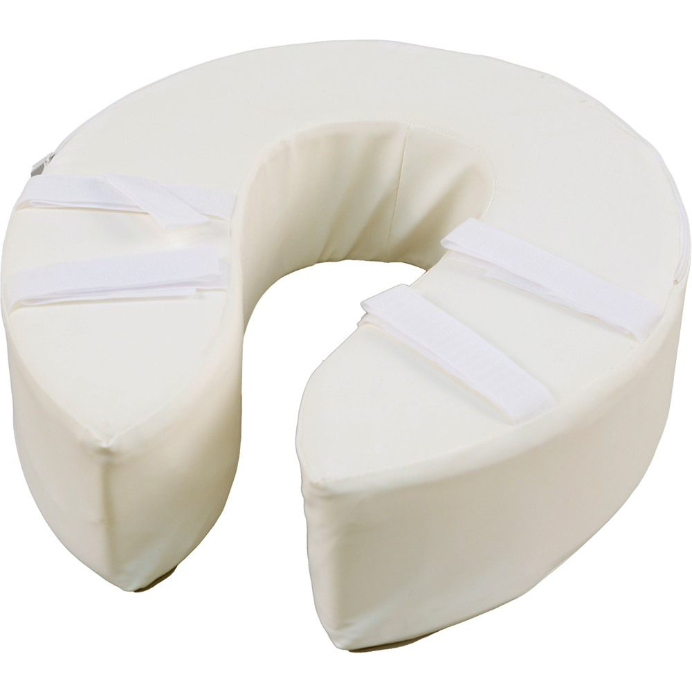 Avilo White Raised Toilet Seat 101.6mm Image 3