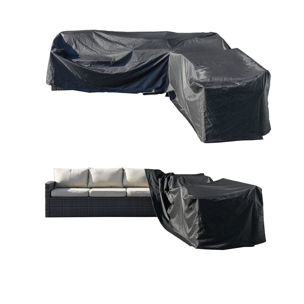 Direct Wicker L-Shaped Sofa Rain Cover 255 x 255cm Image 3