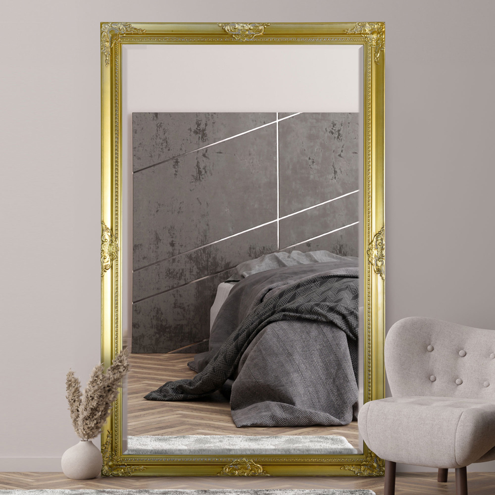 Kingsbury Classic Gold Large Wall Mirror 168 x 107cm Image 2