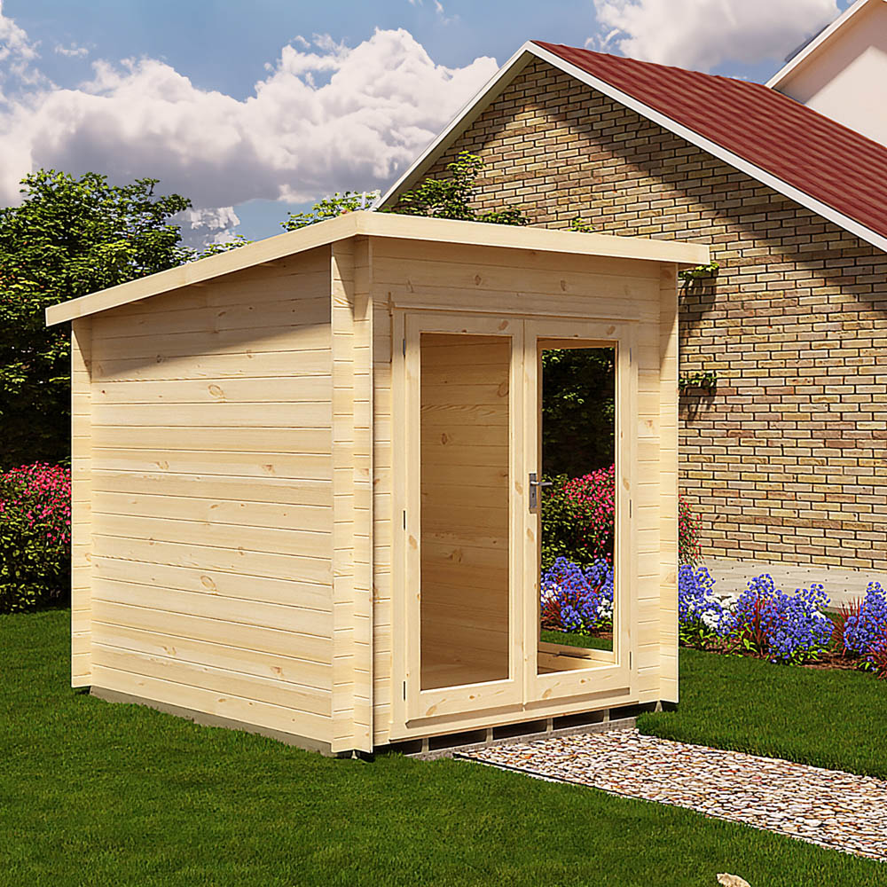 Shire Tilney 8 x 7ft Pent Garden Log Cabin Image 6