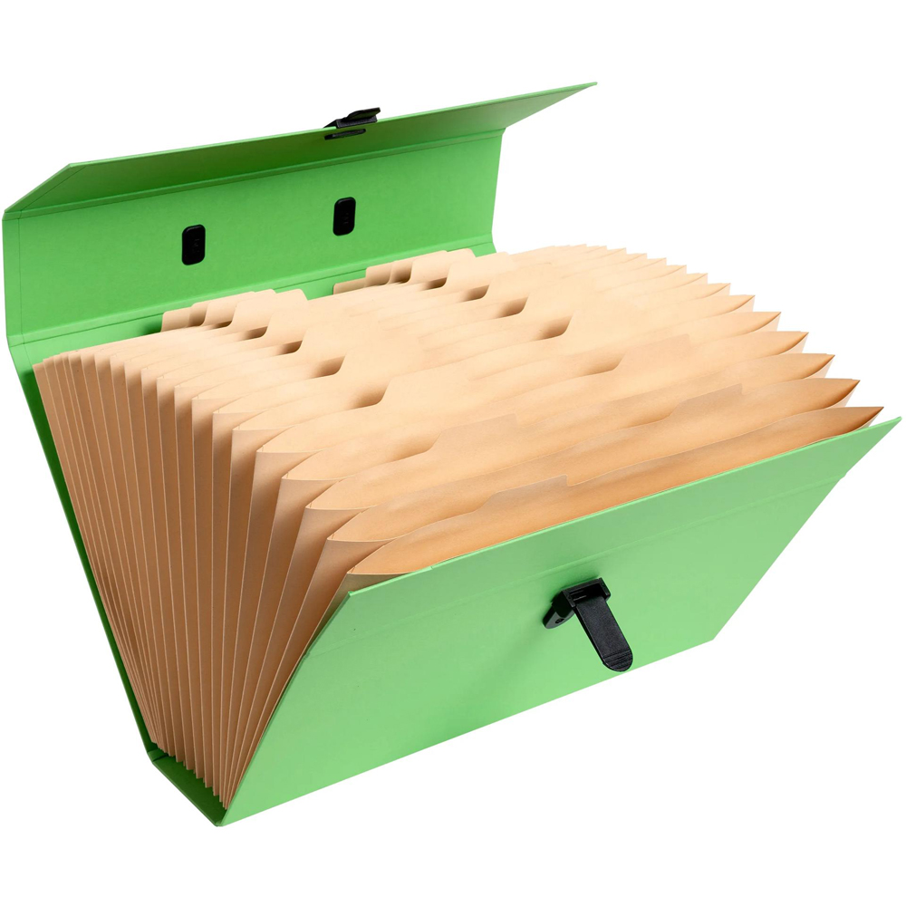 Exacompta Multicolour 20 Compartment Economy Expanding File 4 Pack Image 6