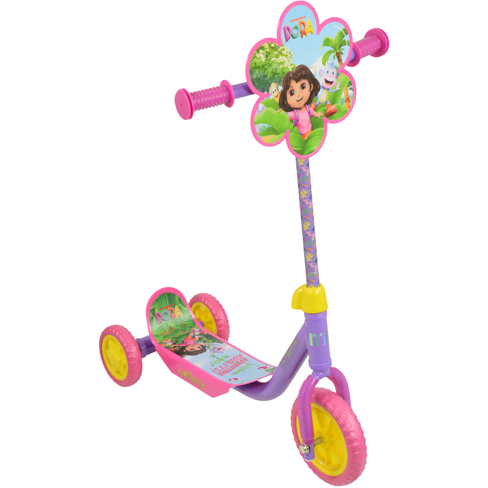 Dora Deluxe Height Adjustable Kids Tri Scooter Image 3