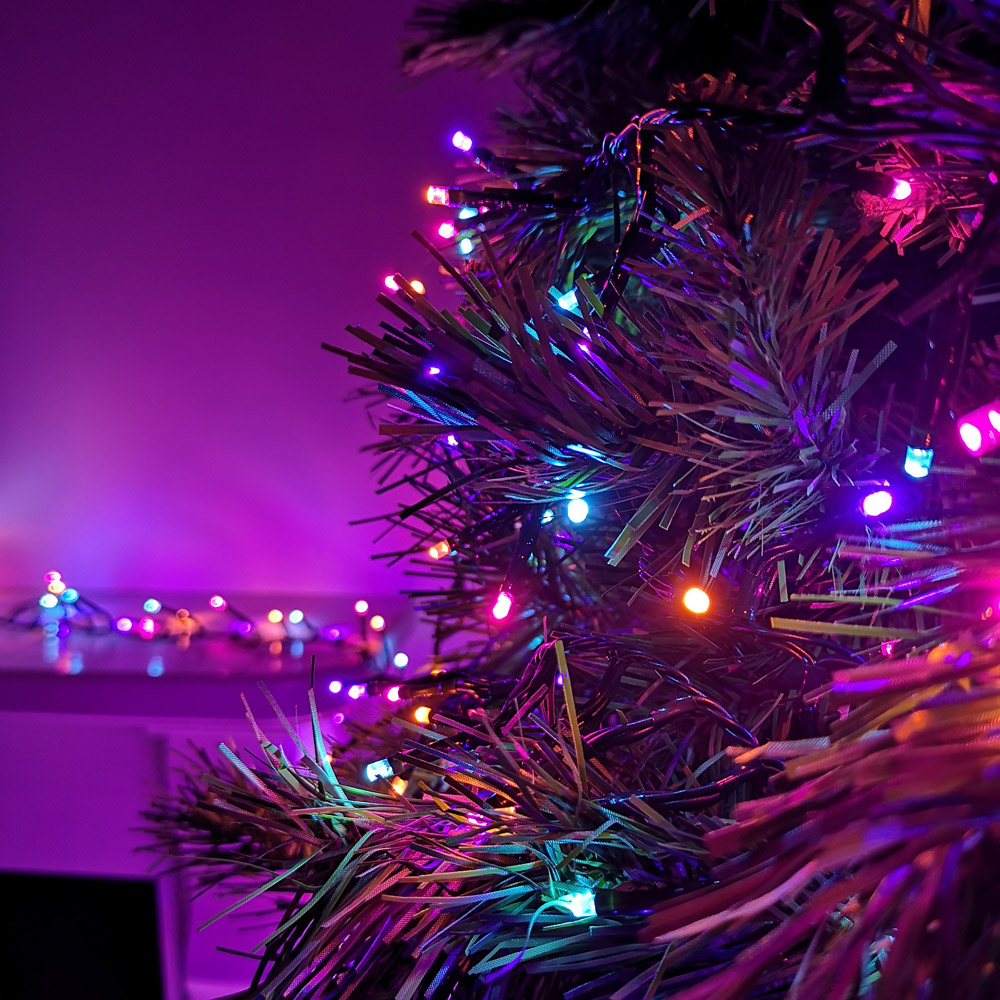 Samuel Alexander Rainbow LED Cluster Christmas Lights 62.5m Image 2