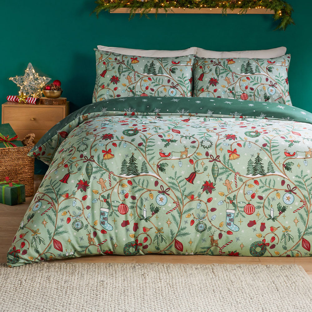 Duvet Day King Size Noelle Soft Touch Reversible Duvet Set Image 1