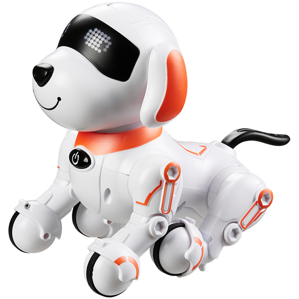 H&O Direct Kids Orange Programmable Remote Control Smart Robot Dog Toy Image 3