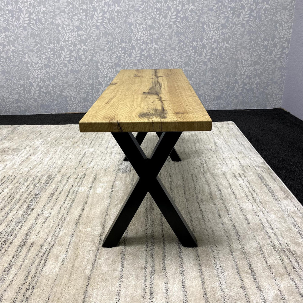 Kosy Koala Wooden Bench with Metal Legs Image 3