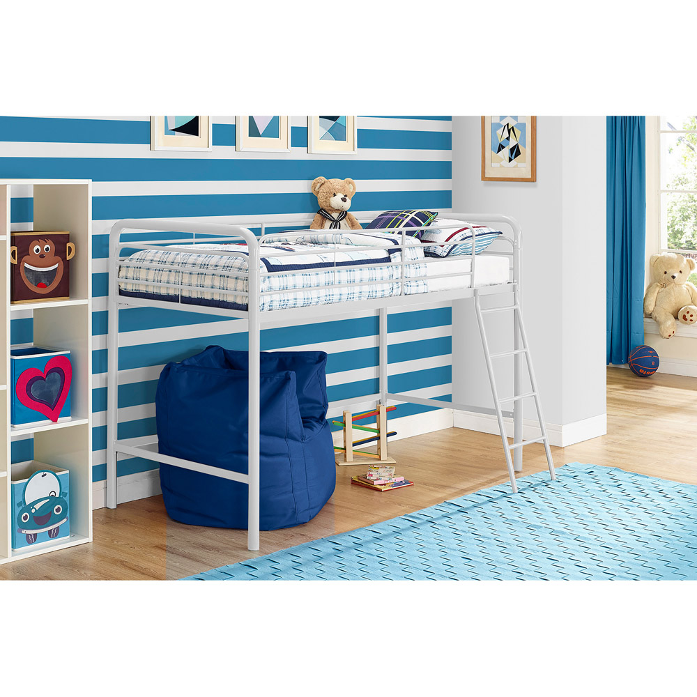 Dorel Single White Midsleeper Bed Image 8