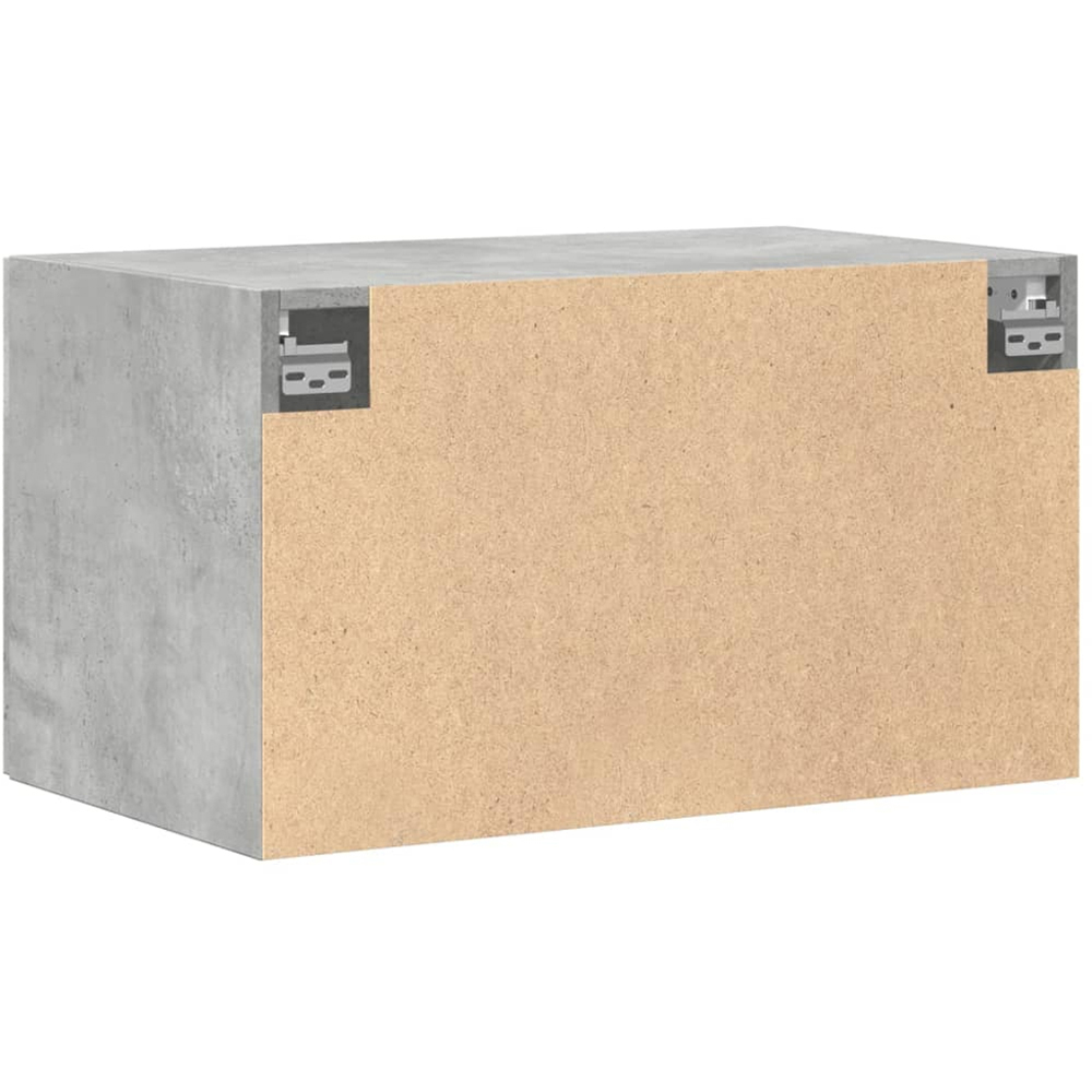 vidaXL 2 Door Concrete Grey Wooden Wall Cabinet Image 6