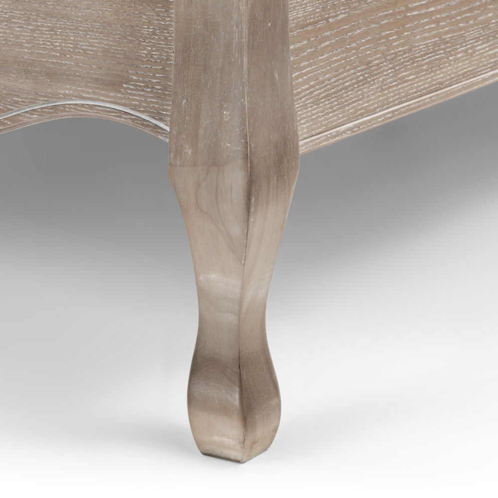 Julian Bowen Camille Super King Oatmeal Limed Oak Bed Frame Image 6