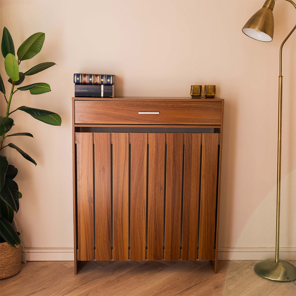 Portland Single Drawer Wooden Radiator Cover Small Image 8