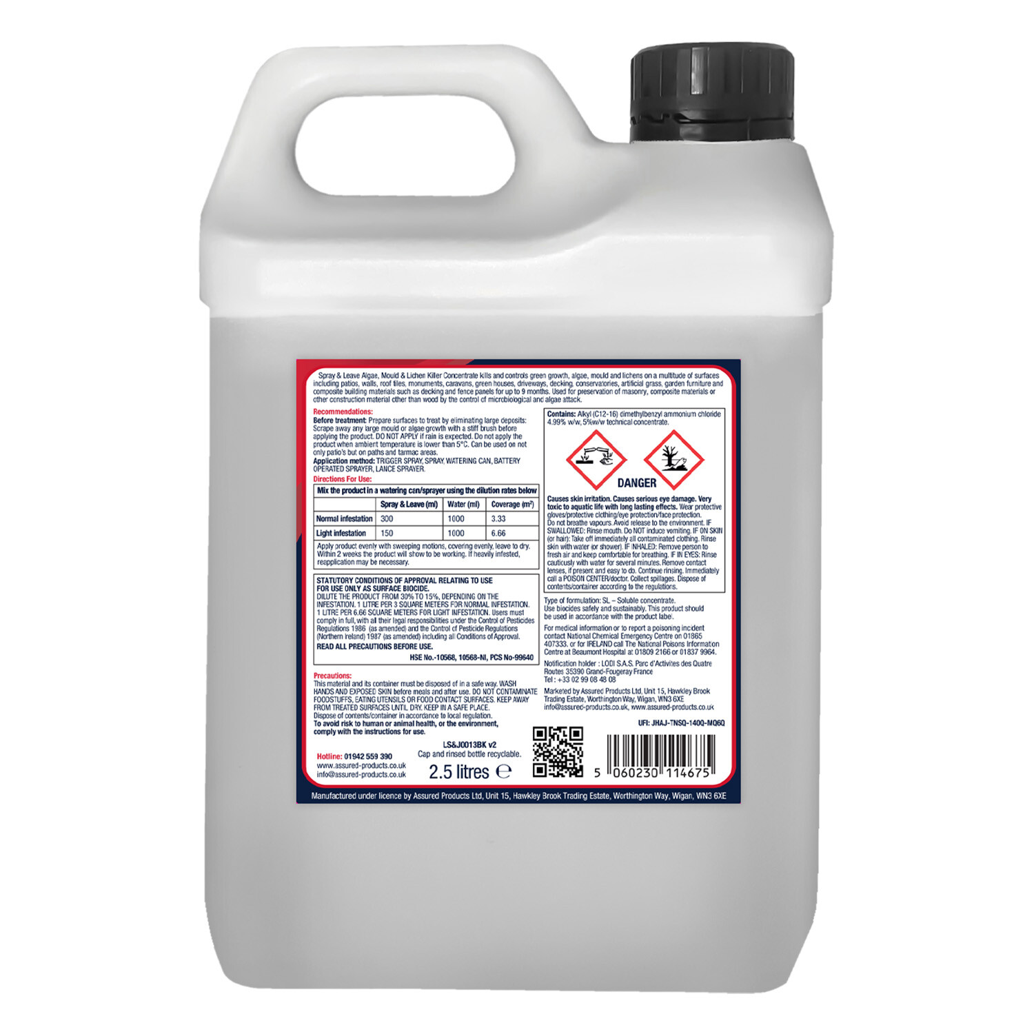 Spray and Leave Algae Mould Killer Concentrate Image 3