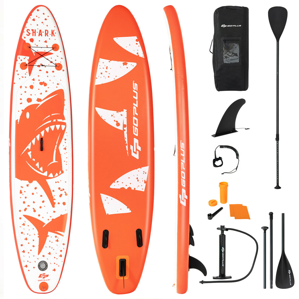 Costway Inflatable Non Slip Stand Up Paddle Board Set 10.5ft Image 1