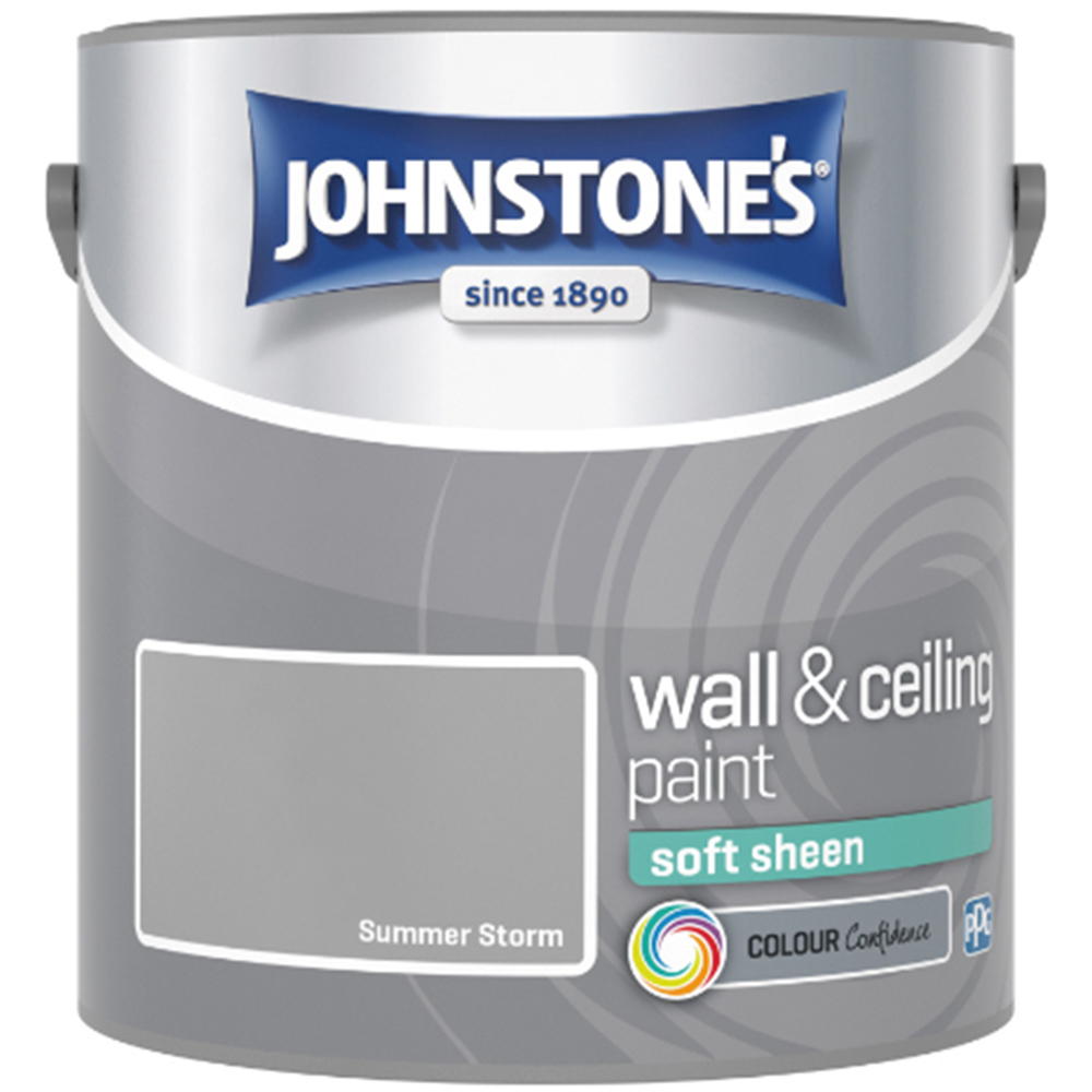 Johnstones Wall & Ceiling Summer Storm Soft Sheen Emulsion Paint 2.5L Image 2