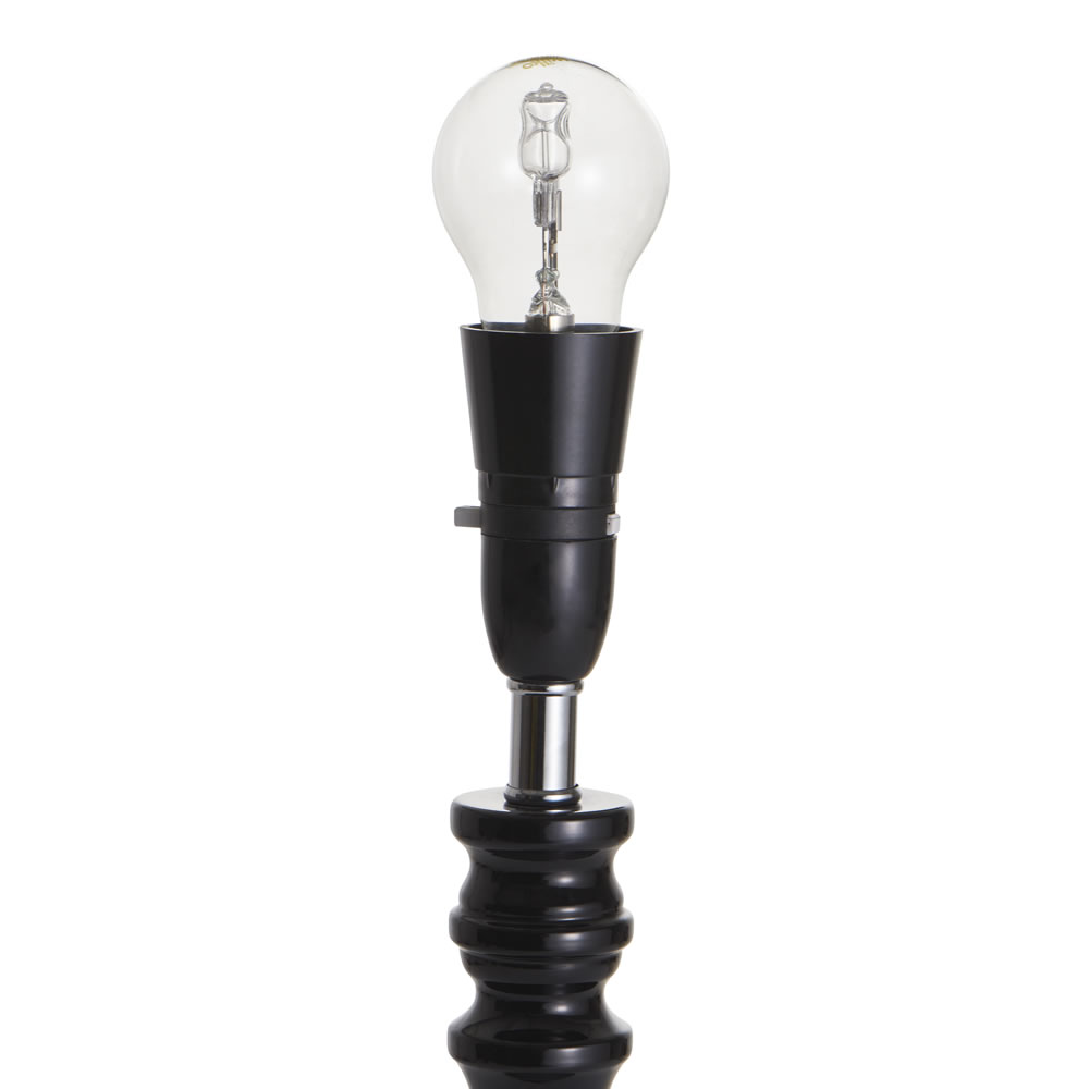 Wilko Black & White Table Lamp Image 4