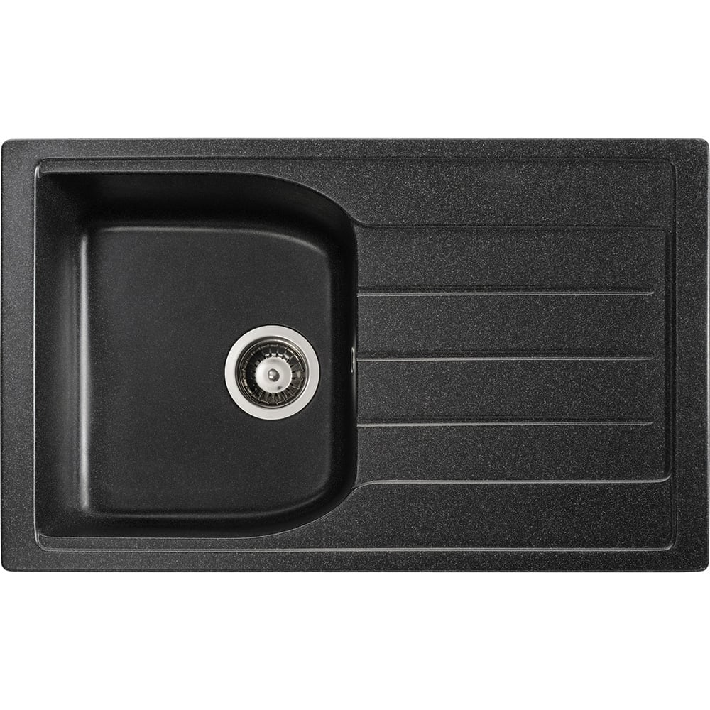 Rufford Quartz 1.0 Bowl Kitchen Sink 780mm Image 1