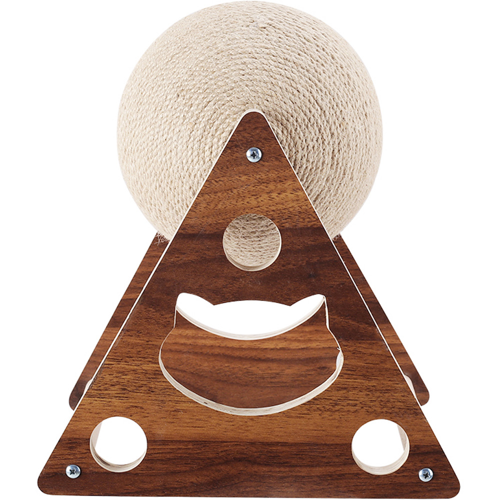 H&O Direct Natural Sisal Cat Scratching Ball Toy Image 4