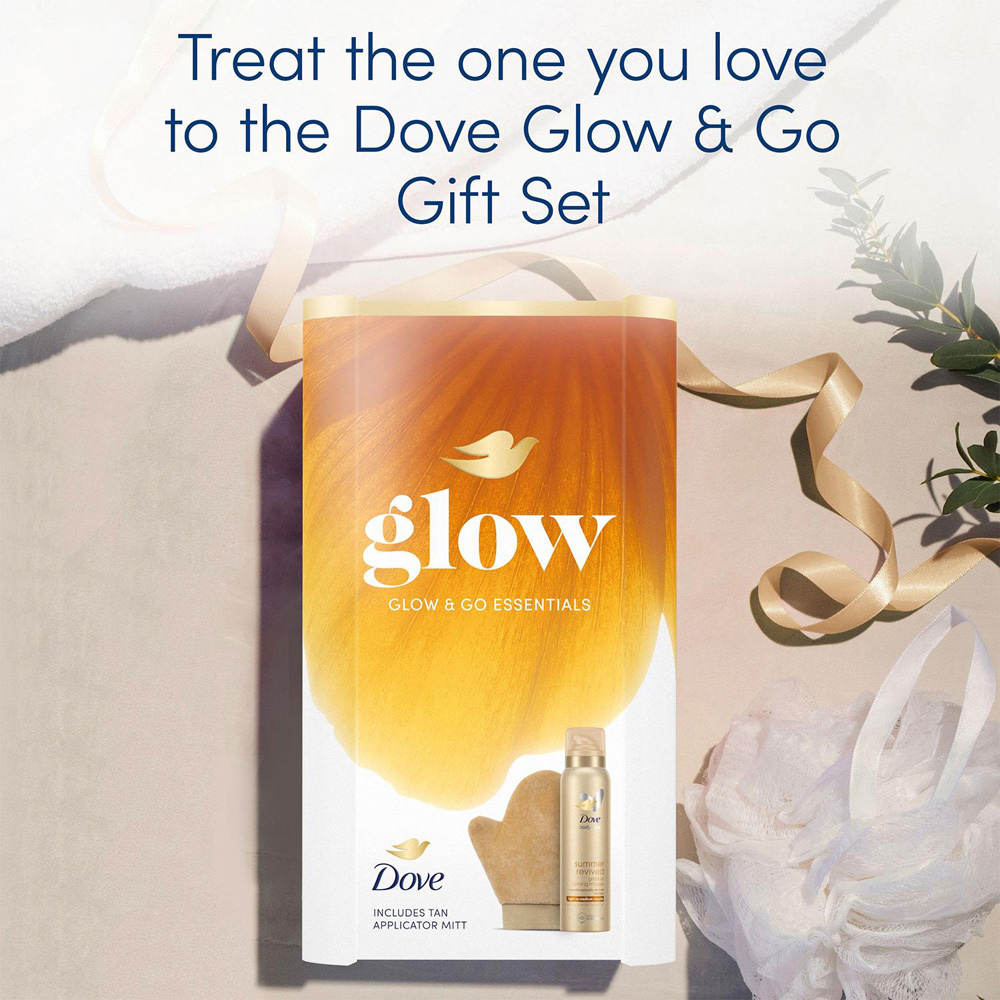 Dove Glow and Go Essentials Skincare Pamper Gift Set 200ml 3 Pack Image 7