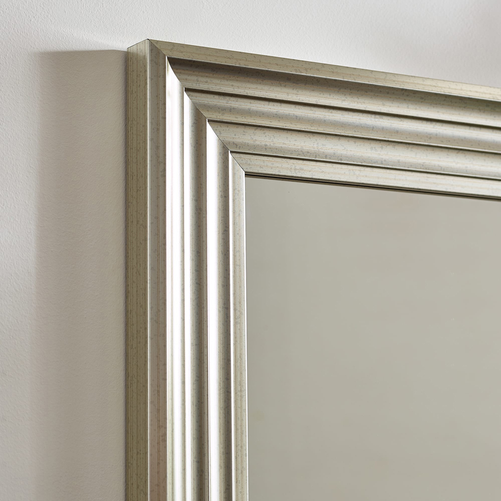Julian Bowen Tokyo Pewter Rectangular Full Length Dressing Mirror 115 x 45cm Image 4
