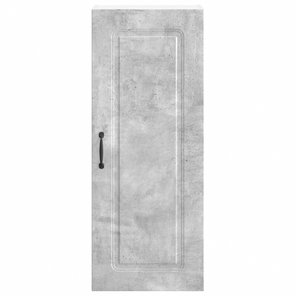 vidaXL Single Door Concrete Grey Kitchen Wall Cabinet Image 4