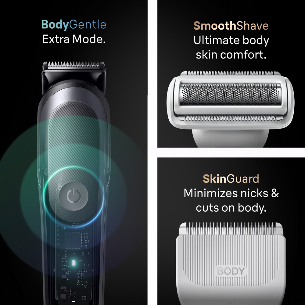 Braun Series 9 20-in-1 Grey Cordless Mens Grooming Kit with Li-Ion Battery Image 3