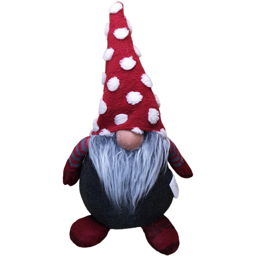 Samuel Alexander Festive Grey and Red Bearded Gonk 39cm Image 1