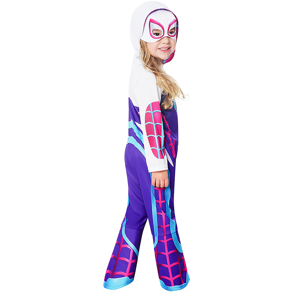 Marvel Spidey and His Amazing Friends Kids Ghost Spider Costume 3-4 Years Image 3