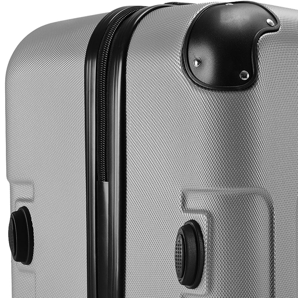 H&O Direct Medium Grey Hardshell Suitcase Image 3