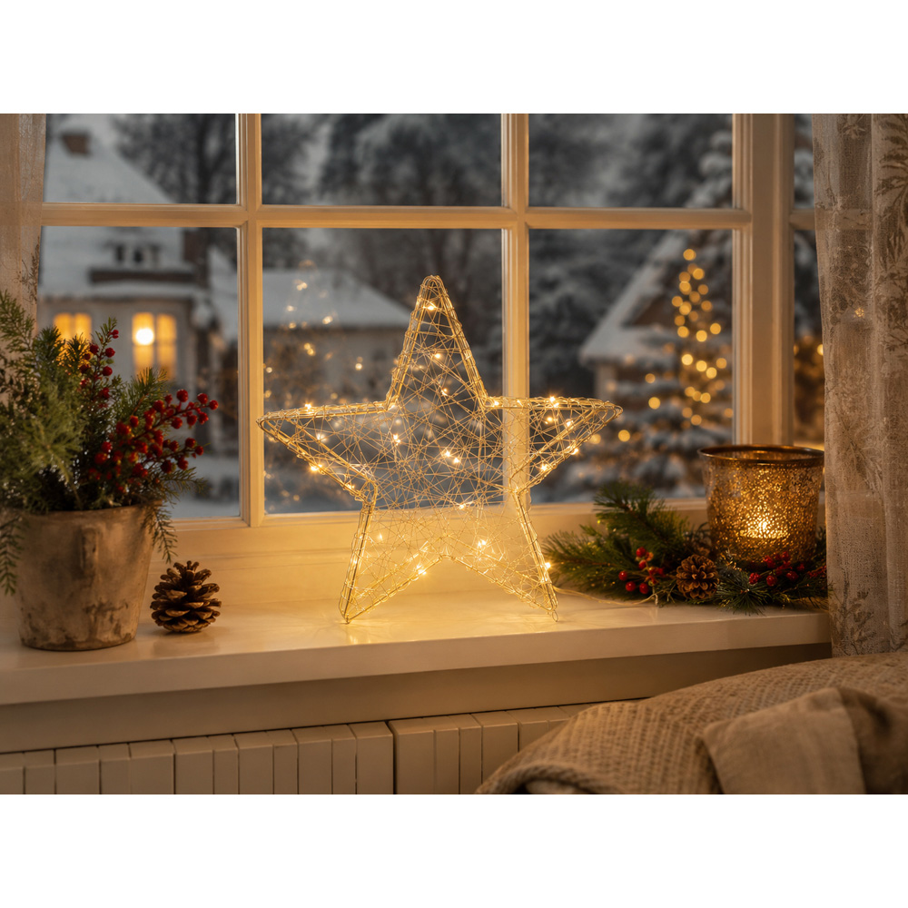 Avilo Warm White LED Star 24cm  Image 5