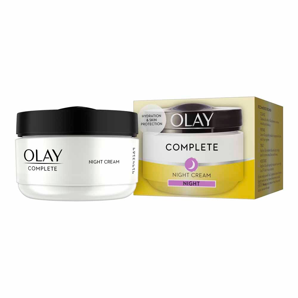 Olay Complete Normal to Dry Skin Night Cream Case of 4 x 50ml Image 4