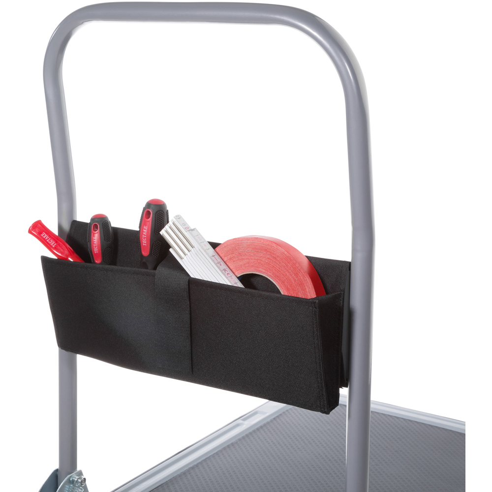 tectake Black Folding Trolley Image 6