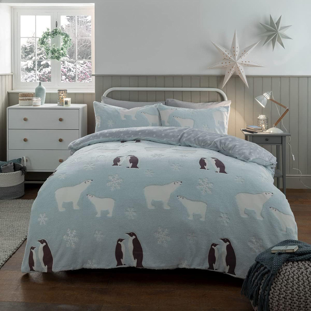 Smart Living Double Penguin and Polar Bear Glow in the Dark Duvet Set Image 1