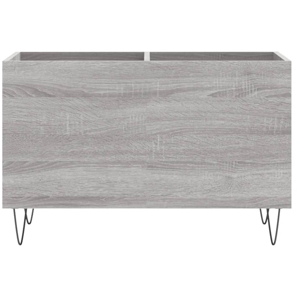 vidaXL Grey Sonoma Record Cabinet Image 4