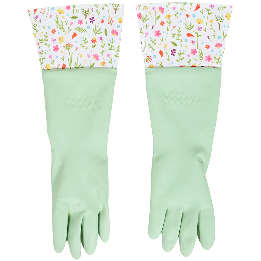 Wildflower Cleaning Gloves Green Image 1
