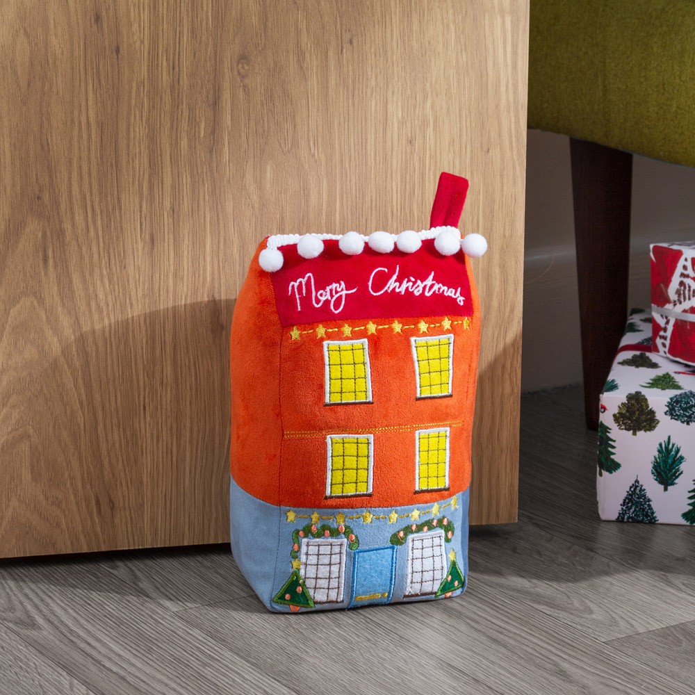 Furn Multicolour Christmas Spirit Reversible Door Stop Image 2