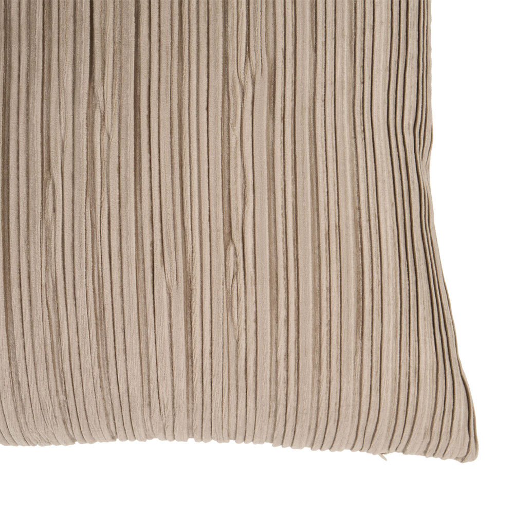 Pack of 2 Sofia Pleated Velvet Cushion Covers Gold Image 3
