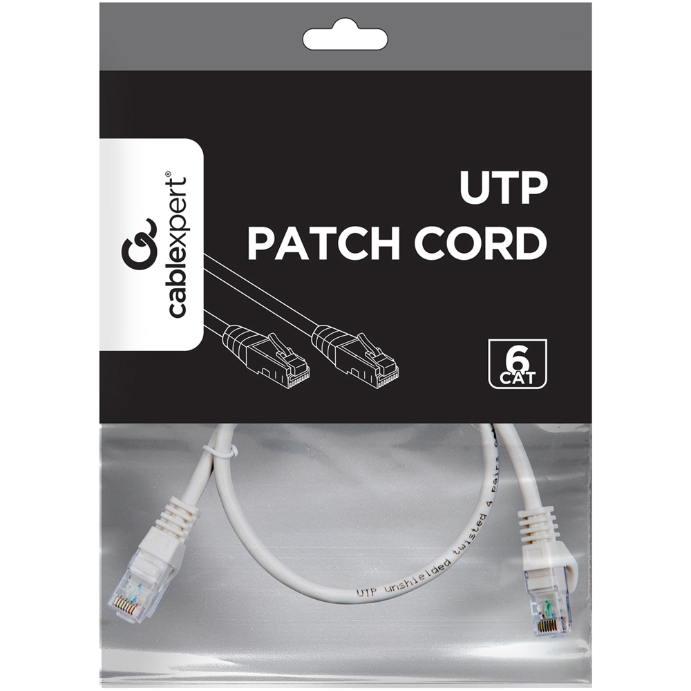 Cablexpert 1m Grey Straight Through Cat5e Patch Network Cable Image 2