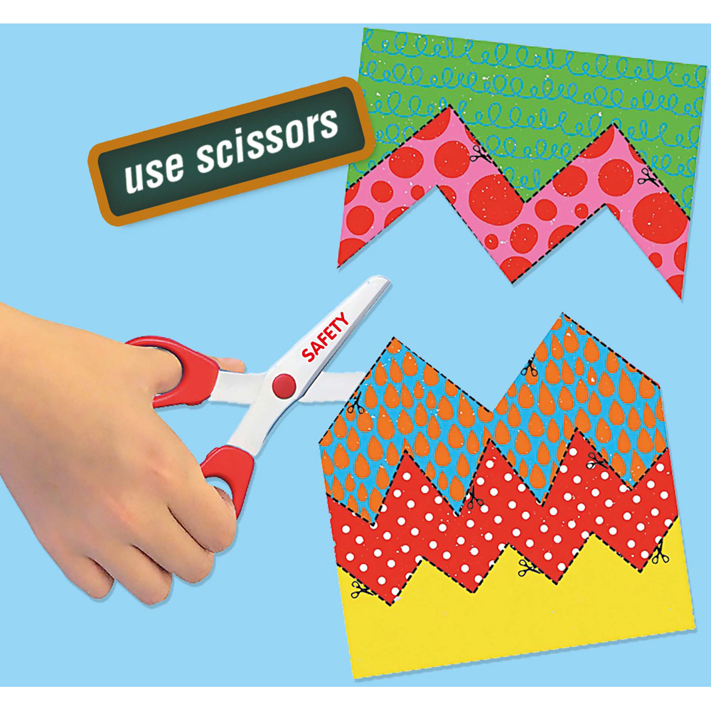 SES Creative I Learn to Use Scissors and Make Mosaics with Perforate Activity Set Image 4
