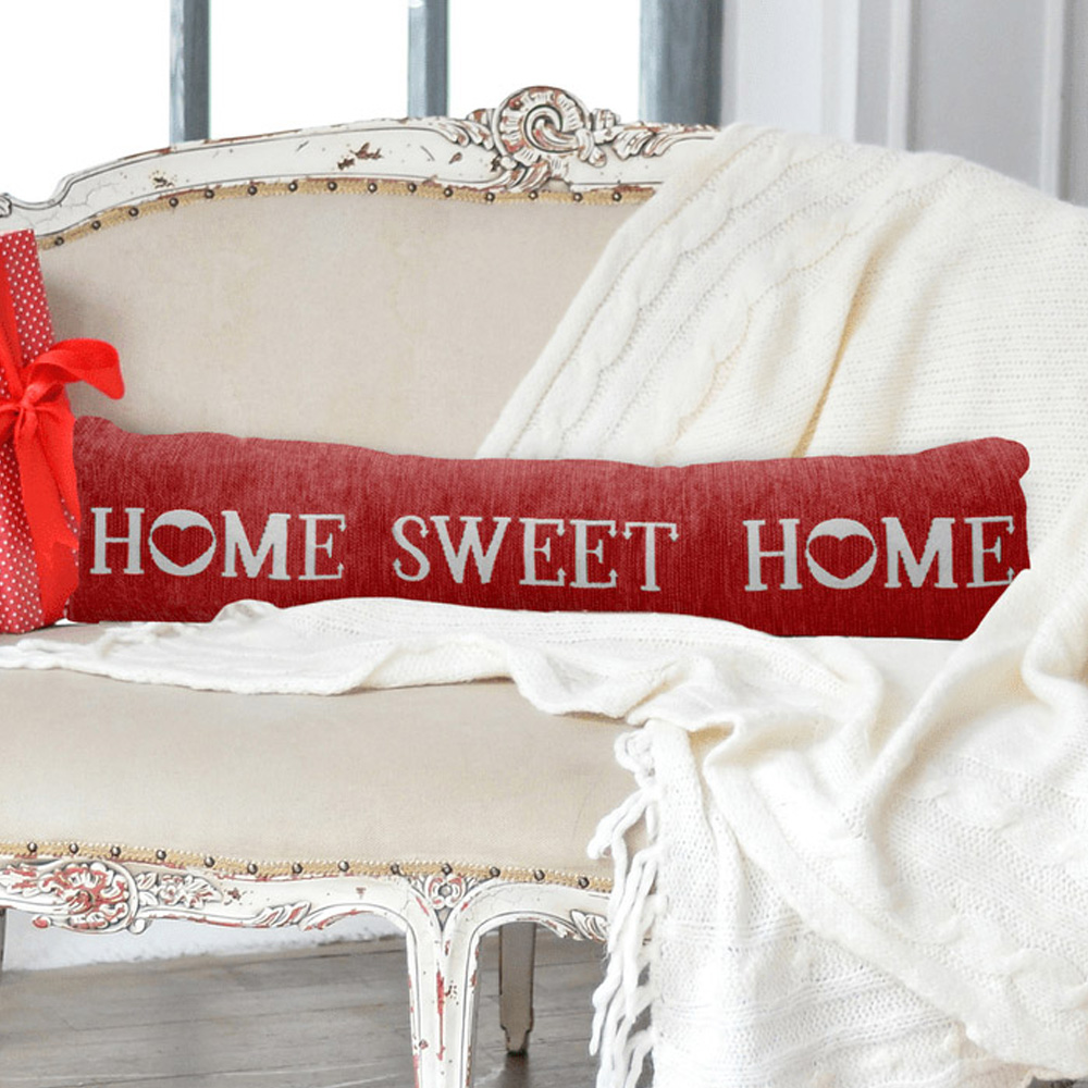 Velosso Red Home Sweet Home Draught Excluder Image 2