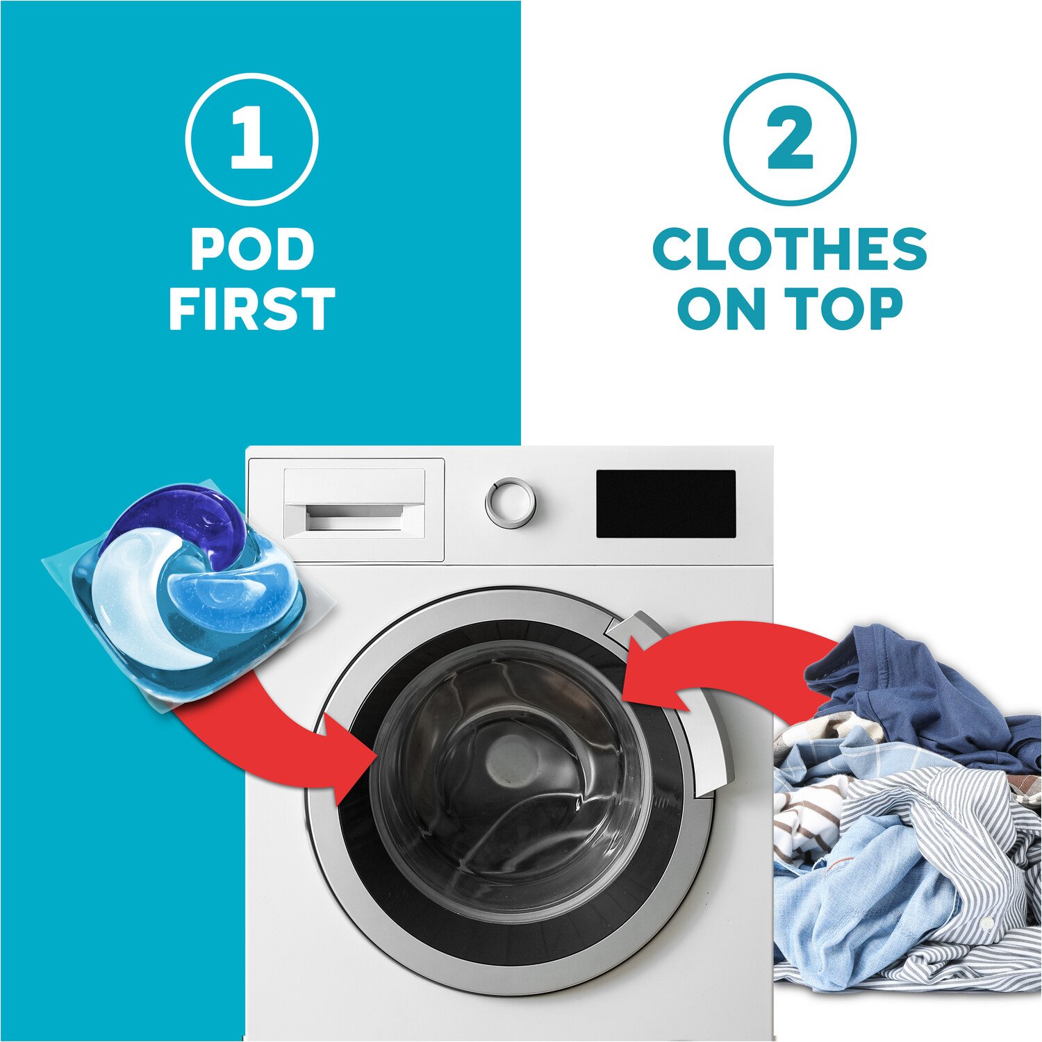 Fairy Big One Non Bio Laundry Pods Image 4