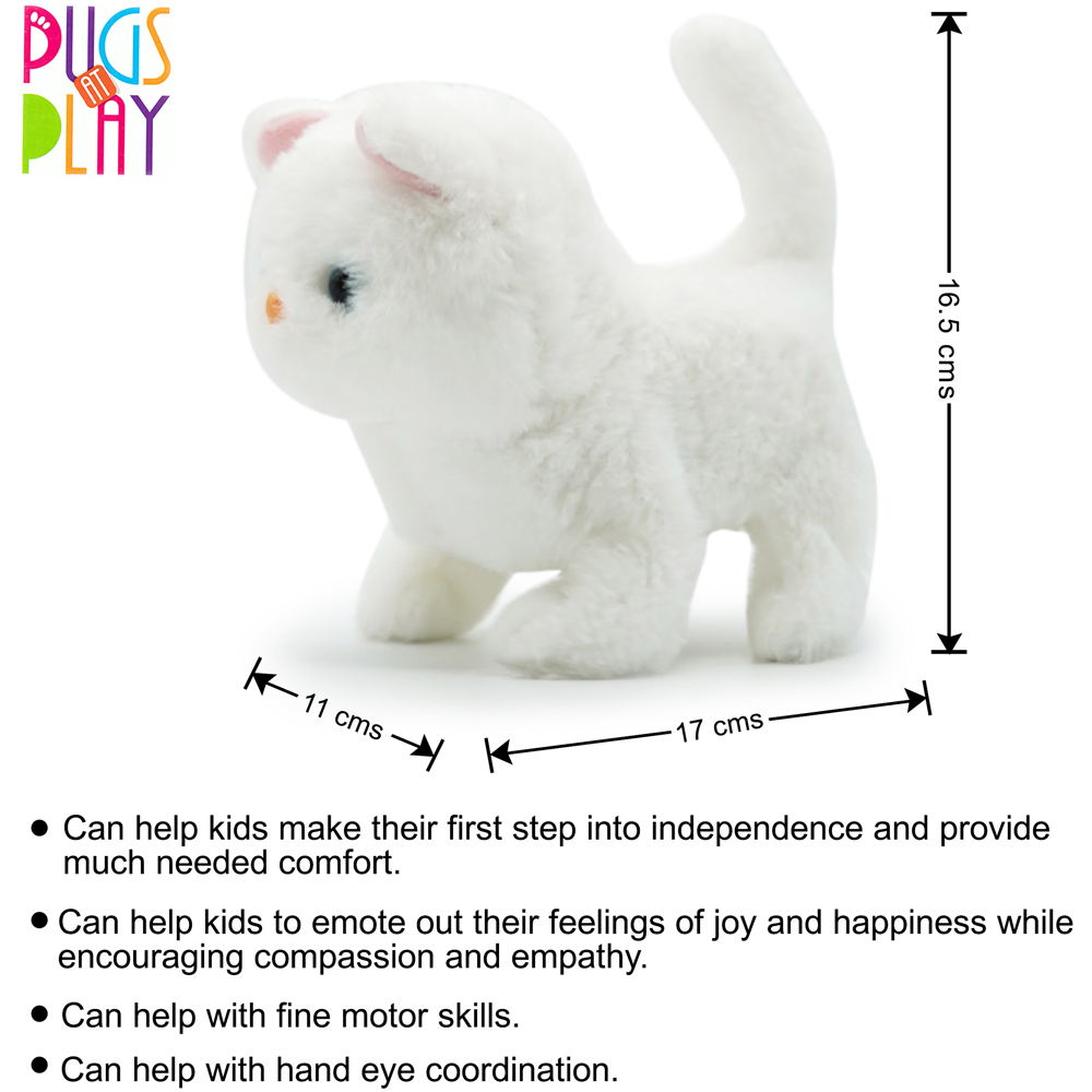 Pugs at Play Casper Interactive Walking Cat Plush Soft Toy Image 8