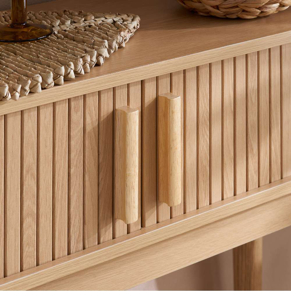 Birlea Axel Oak Console Table Image 6
