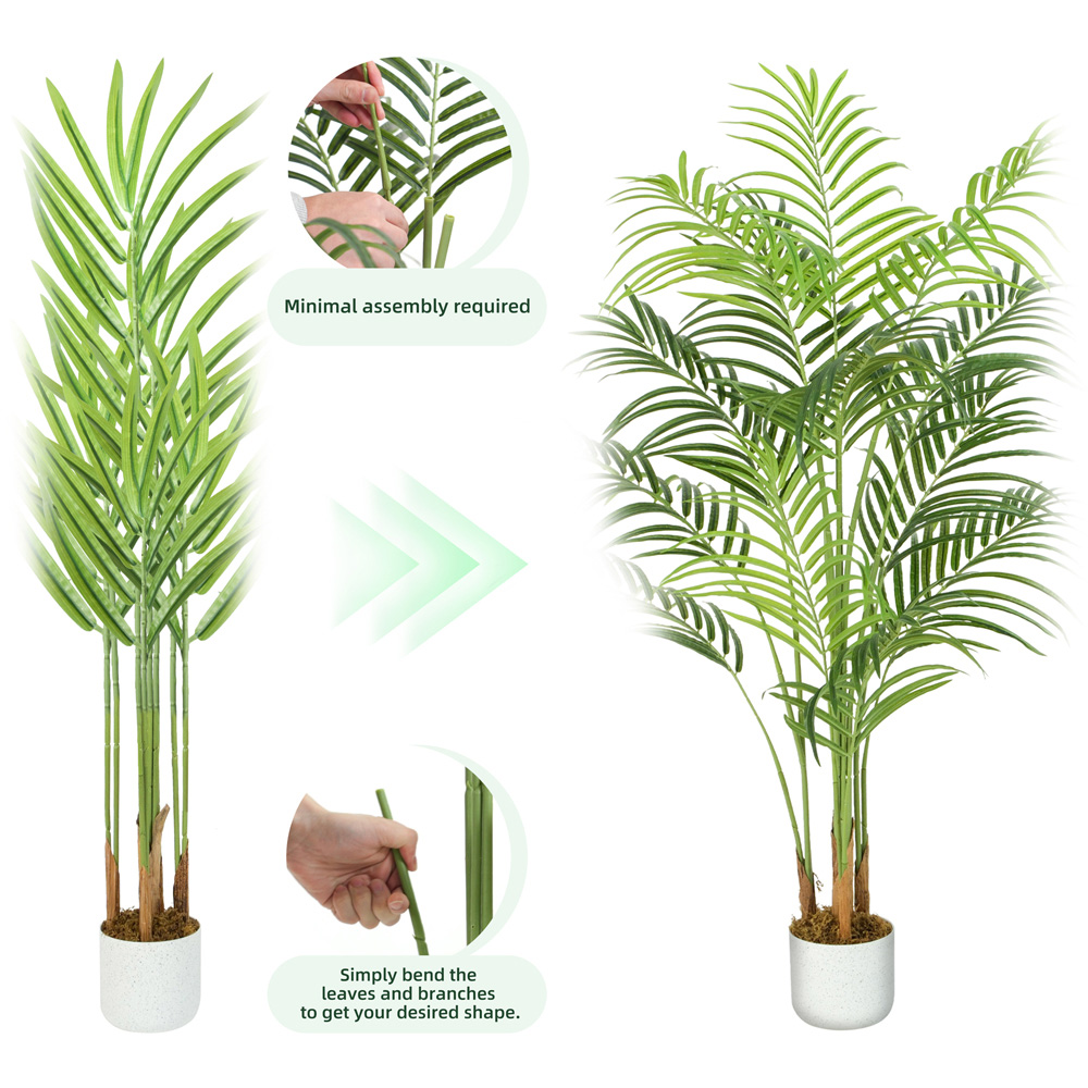 Palm Tree Indoor Artificial Plant 160cm Image 3