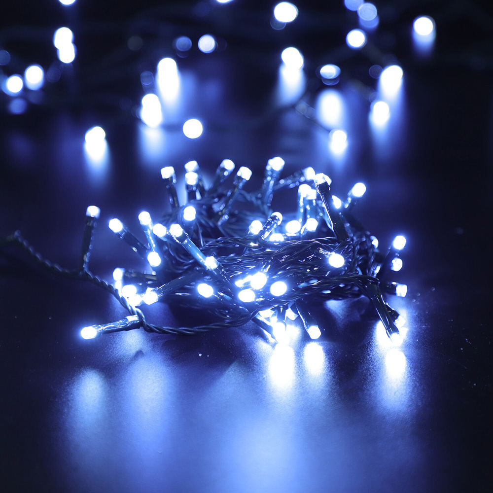 100 LED Classic Lights Ice White Image 2